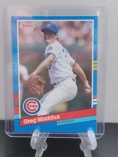 1991 Donruss #374 Greg Maddux ERROR card!! No 