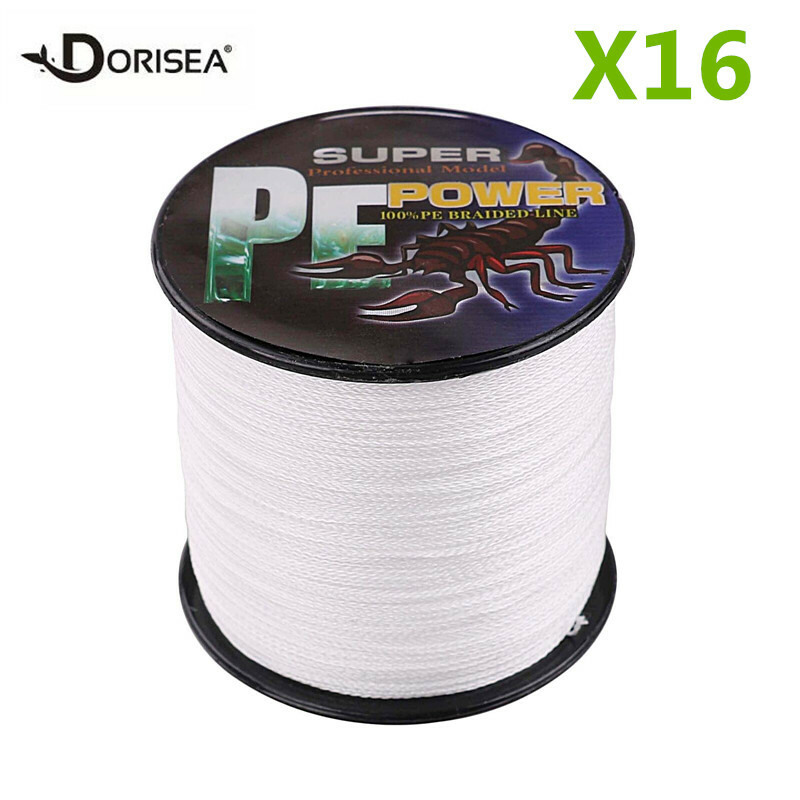 16 Strands 300m/328yads 20LBS-500LBS Hollow Core Power PE Braided Fishing  Line