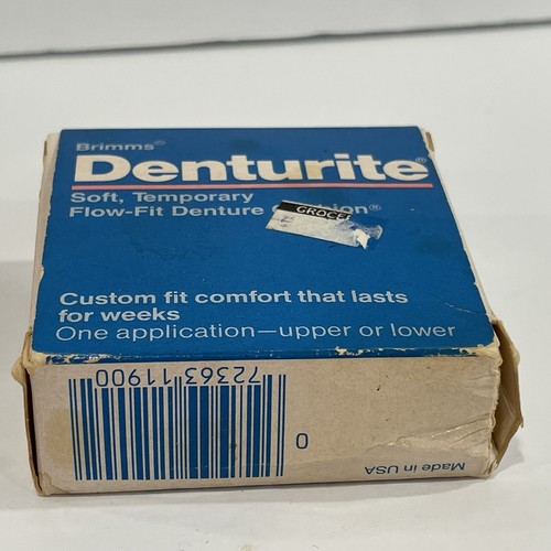 Vintage Denturite Soft Temporary Flow Fit Denture Cushions - ONE APPLICATION HTF - Picture 4 of 4