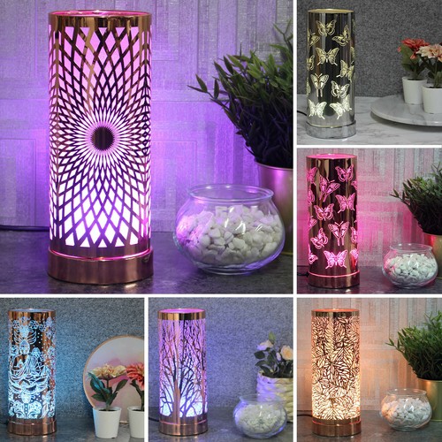 Electric Aroma Wax Melt Warmer Fragrance Oil Burner 7 Colour Changing