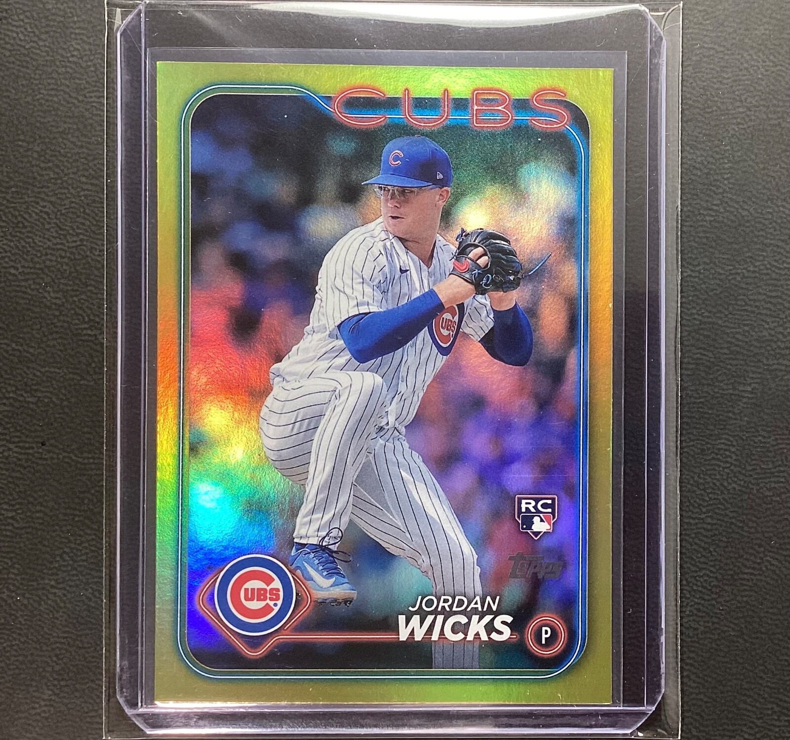 2024 Topps Series 2 #613 Jordan Wicks RC Chicago Cubs Rookie GOLD FOIL