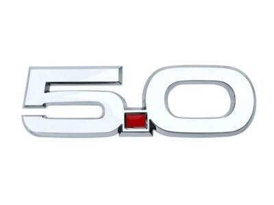 5.0 Liter Auto Emblem Dekoration LKW car Sticker Badge Abzeichen Styling Logo
