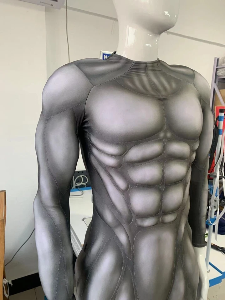 Disfraz de Disfraz de Batman y Superman Body Muscular El Traje Muscular General Foto 3 de 4