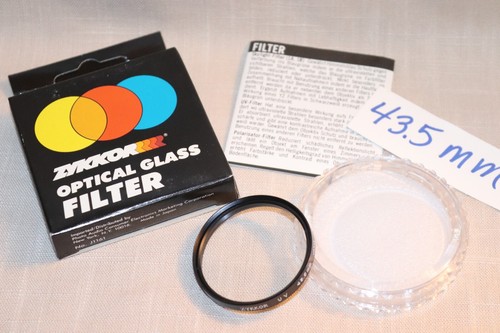New Vtg ZYKKOR 43.5mm UV FILTER Japan 43.5mm Ultra Violet HAZE Filter - MINT