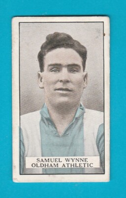 FUSSBALL - SAMUEL WYNNE OF OLDHAM ATHLETIC - GALLAHER LTD. - 1926