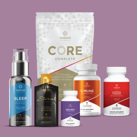 Vasayo Daily Wellness Core Complete Eternal Kardia Neuro Sleep V