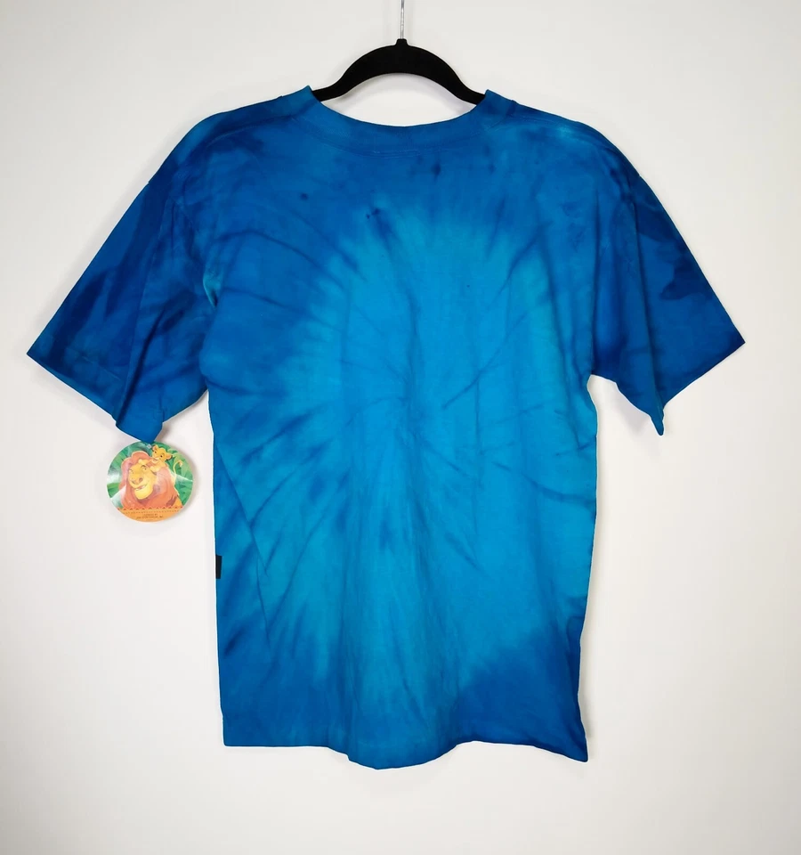 Camisa Tie Dye Disney Rey León Talla XL Juvenil Vintage Años 90 Nueva Con Etiquetas Foto 3 de 4