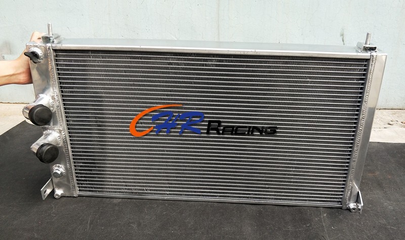 Aluminum Radiator+Shroud+Fan For De Tomaso Pantera 5.8L MT 1971-1989