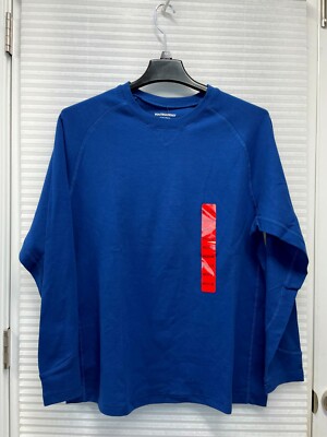 Relaxed Fit Navy Sweat Shirt Size 
