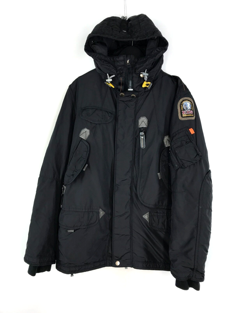 Mens PARAJUMPERS MASTERPIECE SERIES Parka Down Hooded Black Mens PARAJUMPERS MASTERPIECE SERIES Parka Down Hooded Black