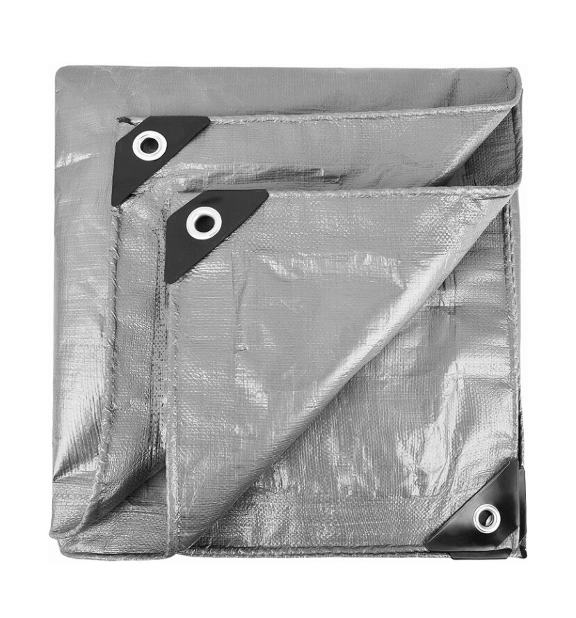 Lona impermeable de alta resistencia LOOGU 6x8 pies, cubierta de polietileno multiusos para árbol biónico