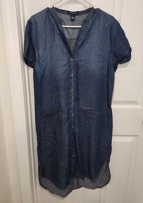 white christmas dresses Loveshackfancy Women's Solina Ribbon Denim Minidress - Bow Chambray