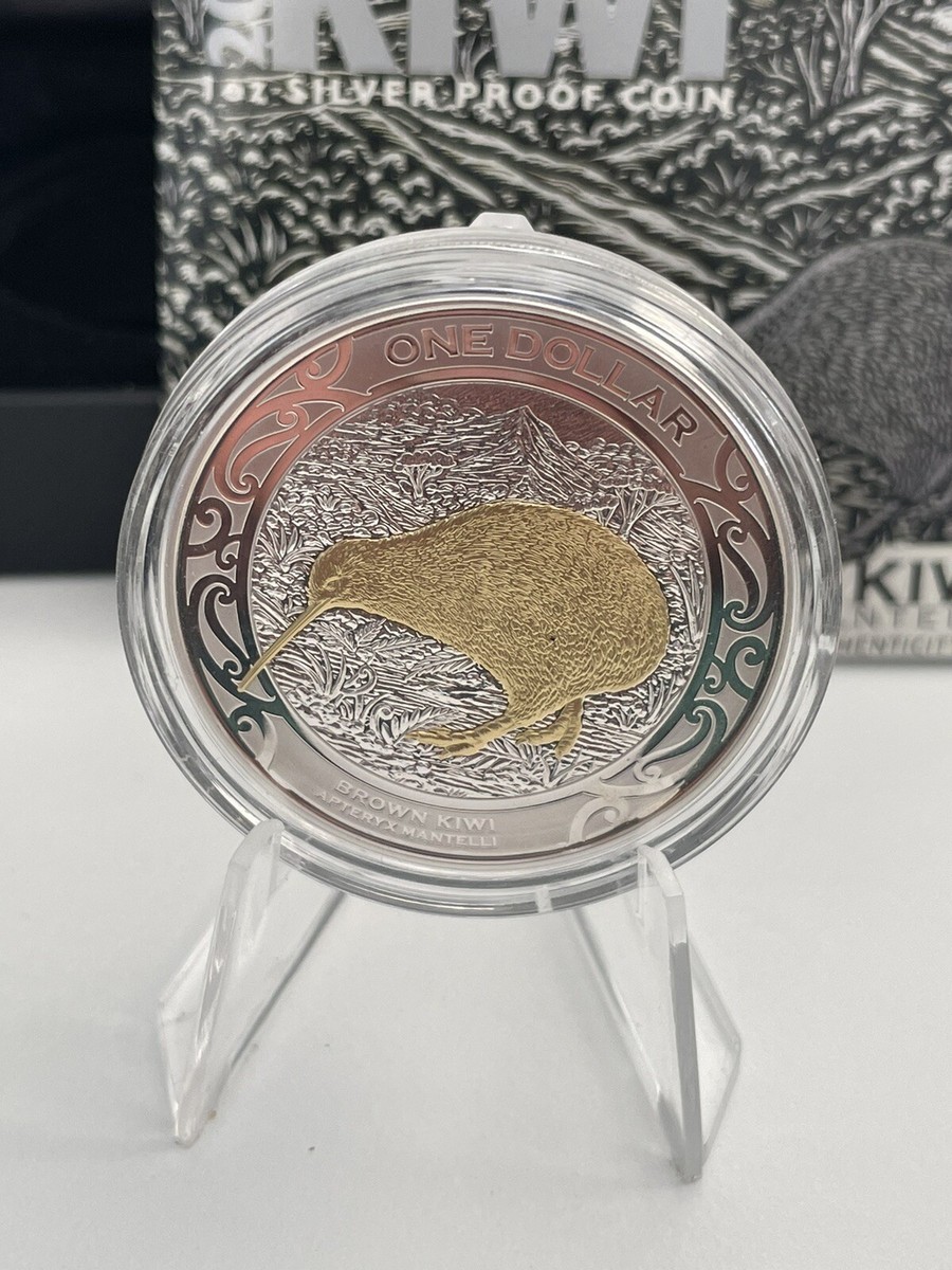New Zealand- 2019- 1 OZ Silver Proof Coin- Kiwi Coin- Scarce