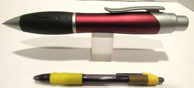  RED SUPER JUMBO BALLPOINT PEN-8'' LONG-NEVER LOSE 