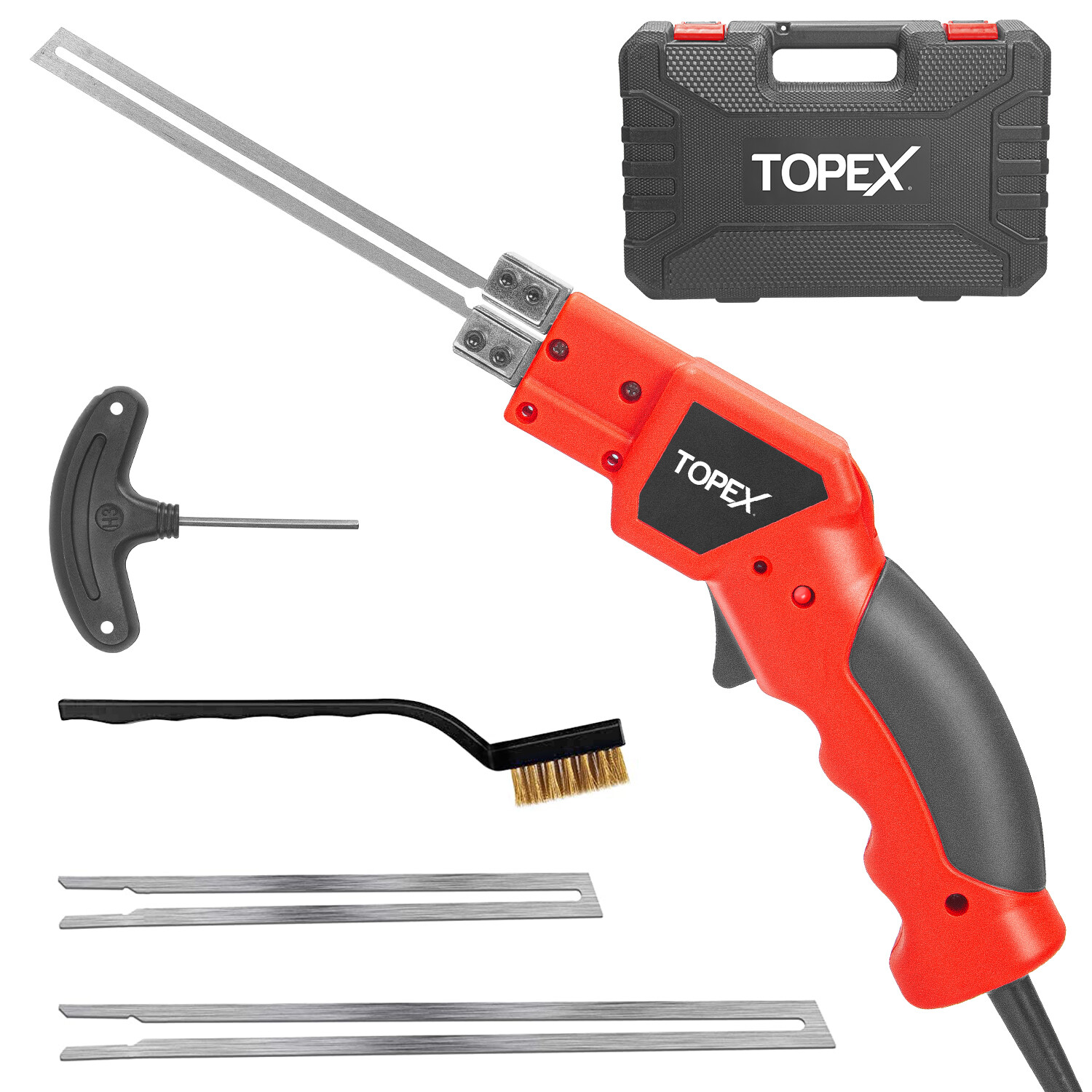 TOPEX 150W Electric Hot Knife Heavy Duty Foam Cutter w/ Blade & Case eBay