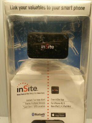 inSite Tracker For Apple Iphone 4S and 5 Link Valuables to Smartphone