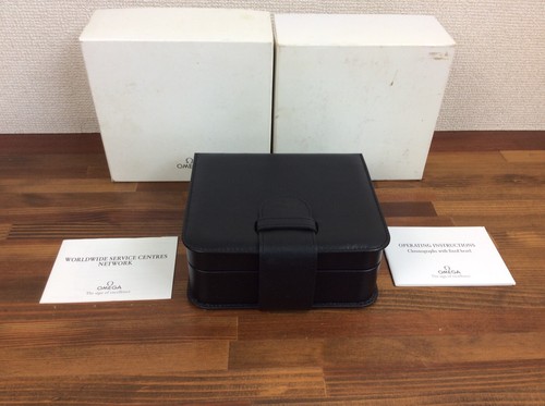 Omega Speedmaster Leather Watch Box + 