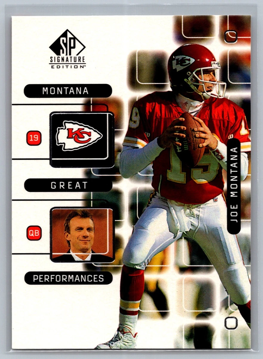 1999 SP Signature Edition Joe Montana #J8A for sale | eBay