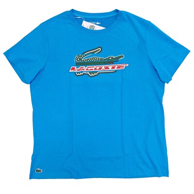 Lacoste SPORT Regular Fit Cotton Graphic T-Shirt (Size 3XL