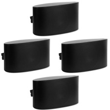 Nuvo Nv6od6bk Outdoor Stereo Speakers, Black - 2 Pairs, 4 Speakers