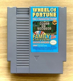 NES ~ Wheel Of Fortune: F.E. ~ Game Tek ~ 1+ Players ~ Cleaned ~ 1990 ~ !SHARP!