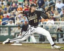 CARSON FULMER VANDERBILT COMMODORES BASEBALL SIGNED 8X10 PHOTO W/COA