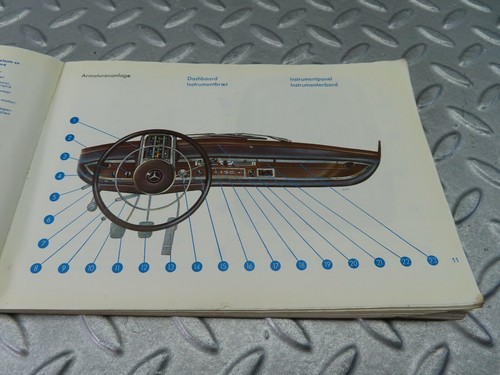 ⚙8000⚙ Mercedes-Benz W110 190C Owner's Manual Handbook 1105841696 - Picture 4 of 10