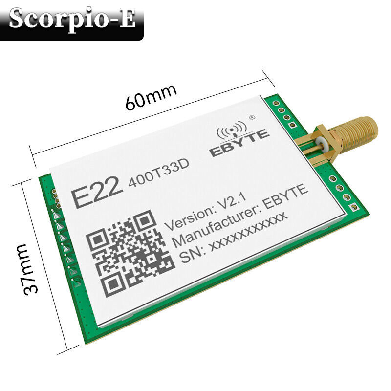 SX1262 433MHz LoRa Module 30dbm 10KM Long Distance Watchdog TTL