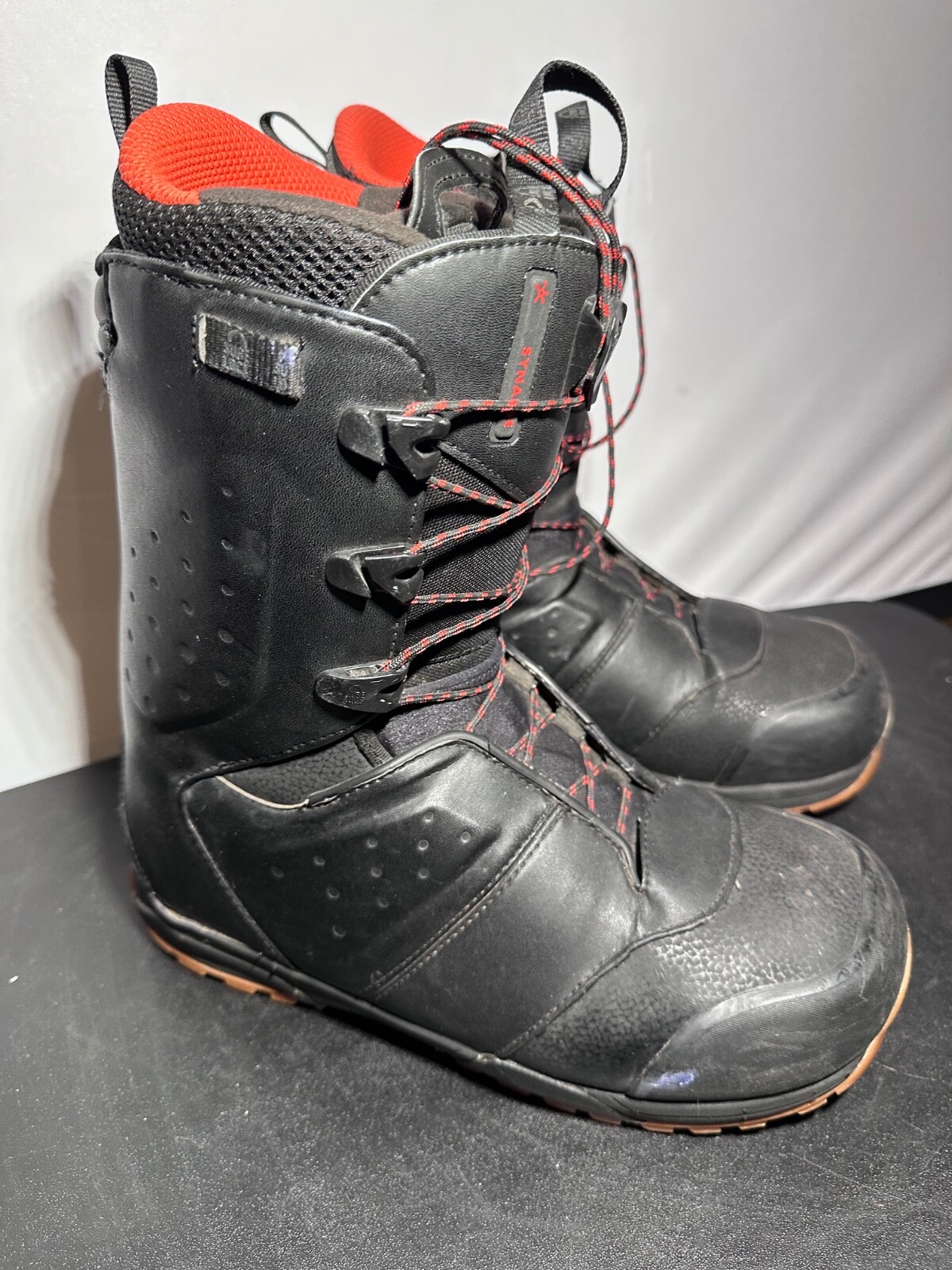 SALOMON Stivali da snowboard uomo lacci rapidi taglia 43 EUR 10 US