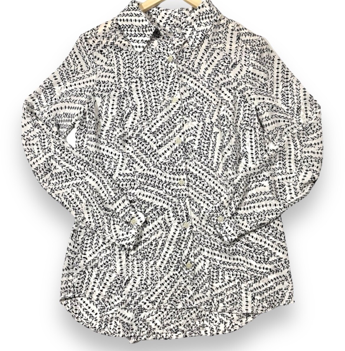 Cabi Split Back Button Up Blouse Size Small - image 1