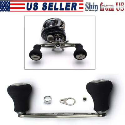 Power Fishing Reel Handle for Abu Daiwa Baitcasting Reel High Density EVA Grips