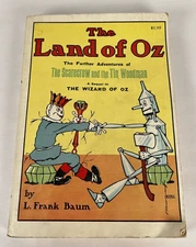 The Land of Oz by L. Frank Baum Sequel to Wizard of Oz PB Book John R. Neill