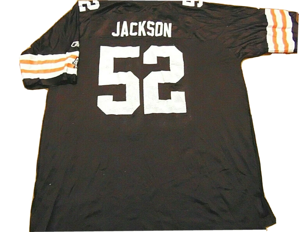 CAMISETA REEBOK NFL EQUIPMENT CLEVELAND BROWNS D'QWELL JACKSON TALLA 2XL ALTA Foto 2 de 2