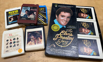Elvis 8 Track Lot of 7 - Box Set, Aloha From Hawaii, Christmas