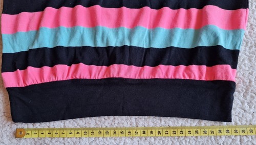 H&M Girls Long Sleeve Top Pink, Black & Blue Age 10-12 Years Very Good Condition - Picture 10 of 11