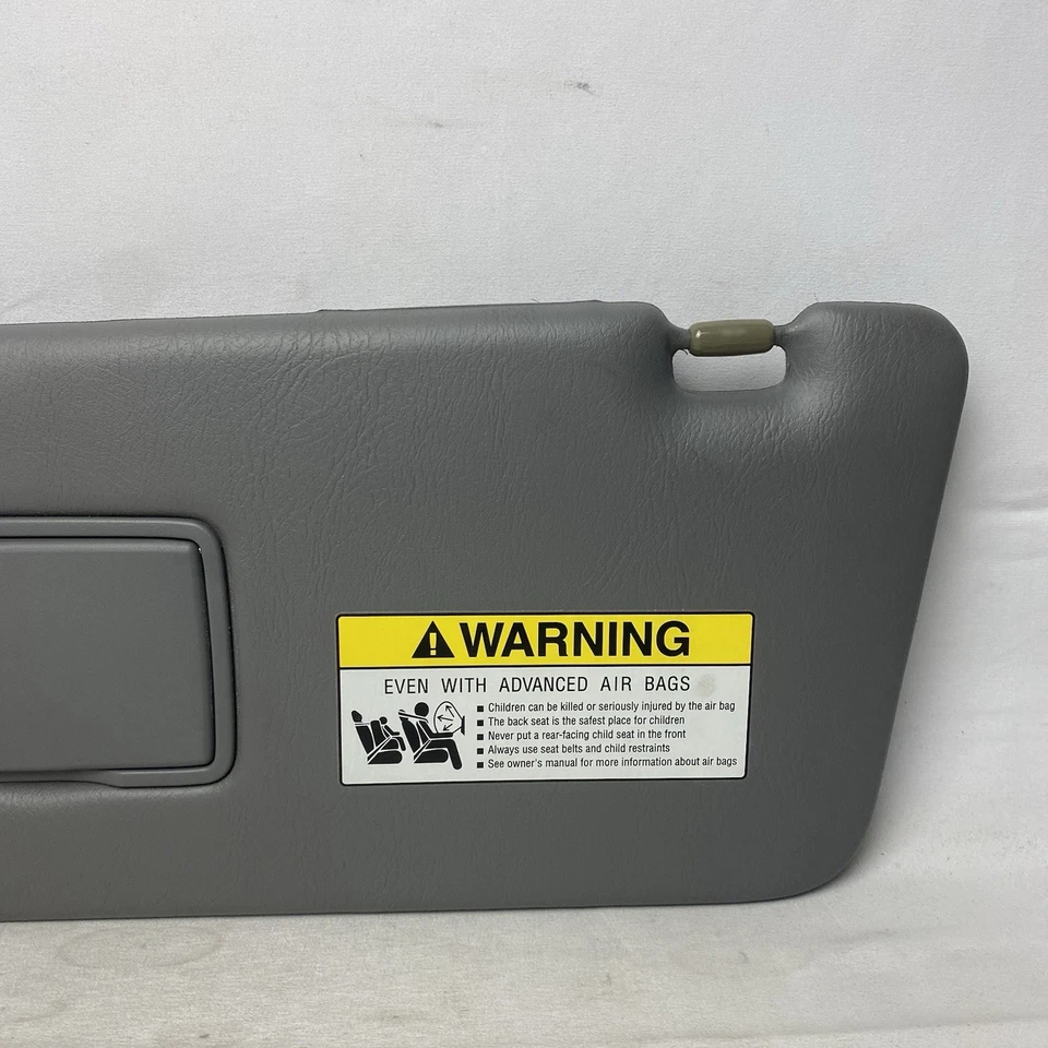 2005 - 2006 Honda CR-V CRV para-sol driver lado esquerdo LH cinza vinil sombra fabricante de equipamento original - Imagem 3 de 4