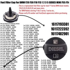 F�r BMW Tankdeckel Tankverschluss Diesel 1er 2er 3er 4er 5er 16117482901