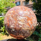 Rare 9.32LB Natural Colorful Agate Quartz Crystal Ball Reiki Healing 792 — photo 3
