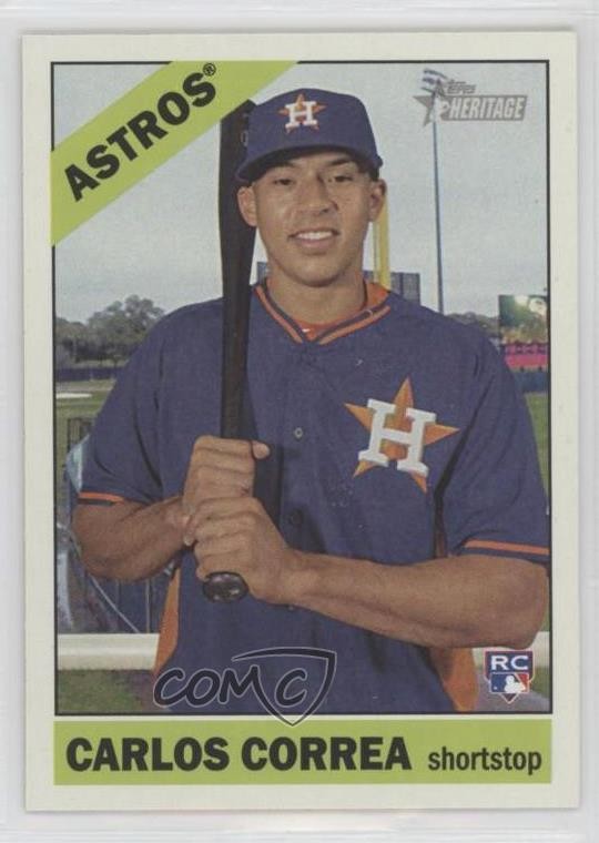 2015 Topps Heritage High Number Carlos Correa #563 Rookie RC