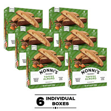 Nonni's Toffee Almond Biscotti 6-Pack - FREESHIP