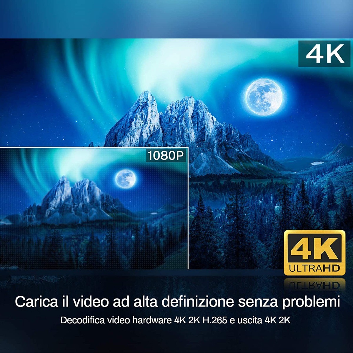 Box Smart TV Android 7.1.2 T96 Pro 4GB RAM 32GB ROM Mediaplayer 4K foto 4