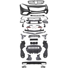 Frontstoßstange + Diffusor passt für Mercedes S-Klasse Coupé C217 ab 14-20 AMG Frontstoßstange + Diffusor passt für Mercedes S-Klasse Coupé C217 ab 14-20 AMG