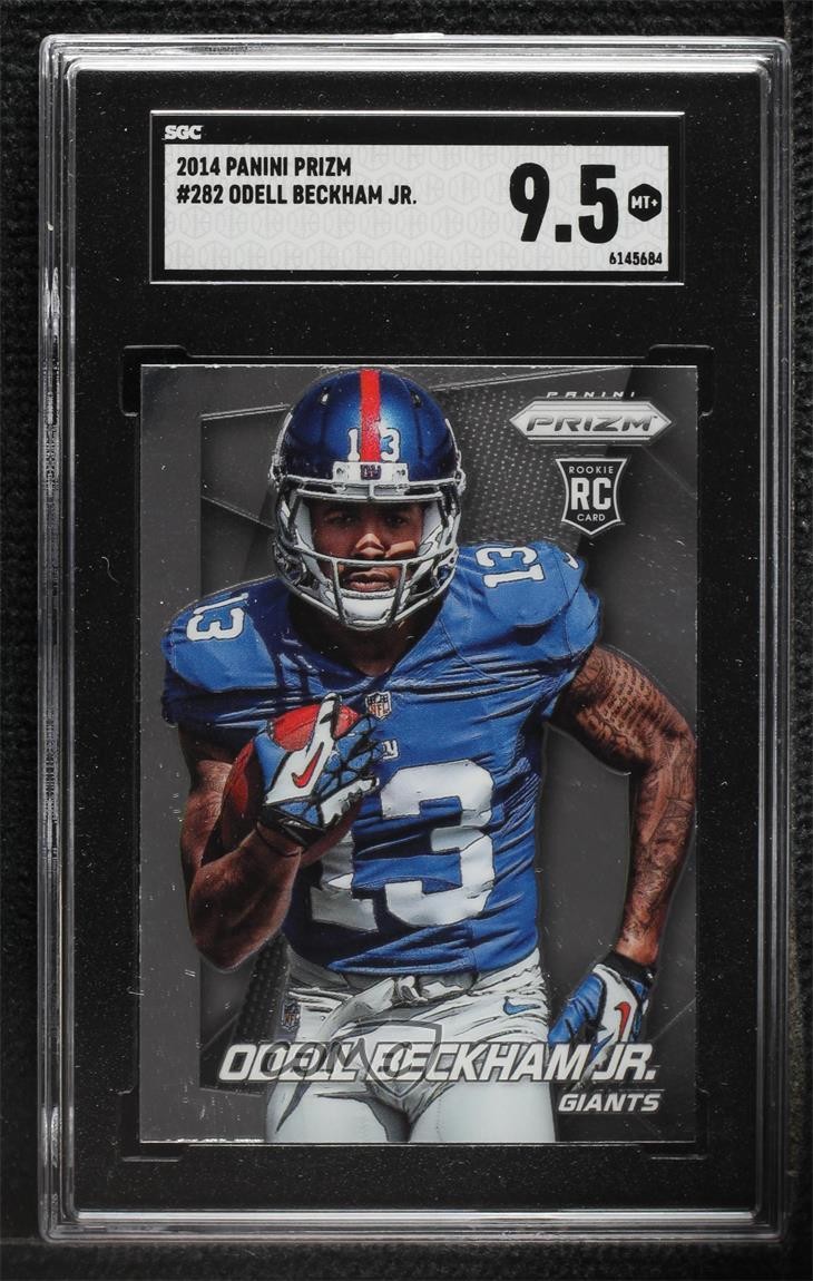 2014 Panini Prizm Odell Beckham Jr #282 SGC 9.5 Mint+ sq1