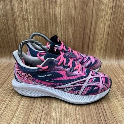 ASICS Noosa Tri 15 Running Shoes Kids Size 4.5 or Womens 6 Pink Teal Multi