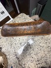 1800's Antique dough bowl/Trencher - 30" long — photo 1