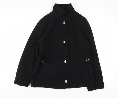 Callery Damen Wolljacke schwarz M - elegantes Design