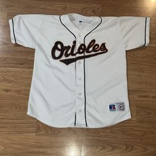 Cal Ripken Jr. Baltimore Orioles Russell Athletic Vintage Baseball Jersey Sz L