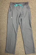 FIGS Kade Cargo Scrub Pants Women’s Size XXS/P Graphite Bottoms XXS Petite Grey 