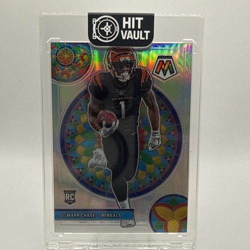 Ja'Marr Chase #GM-26 2021 Panini Mosaic Glass card