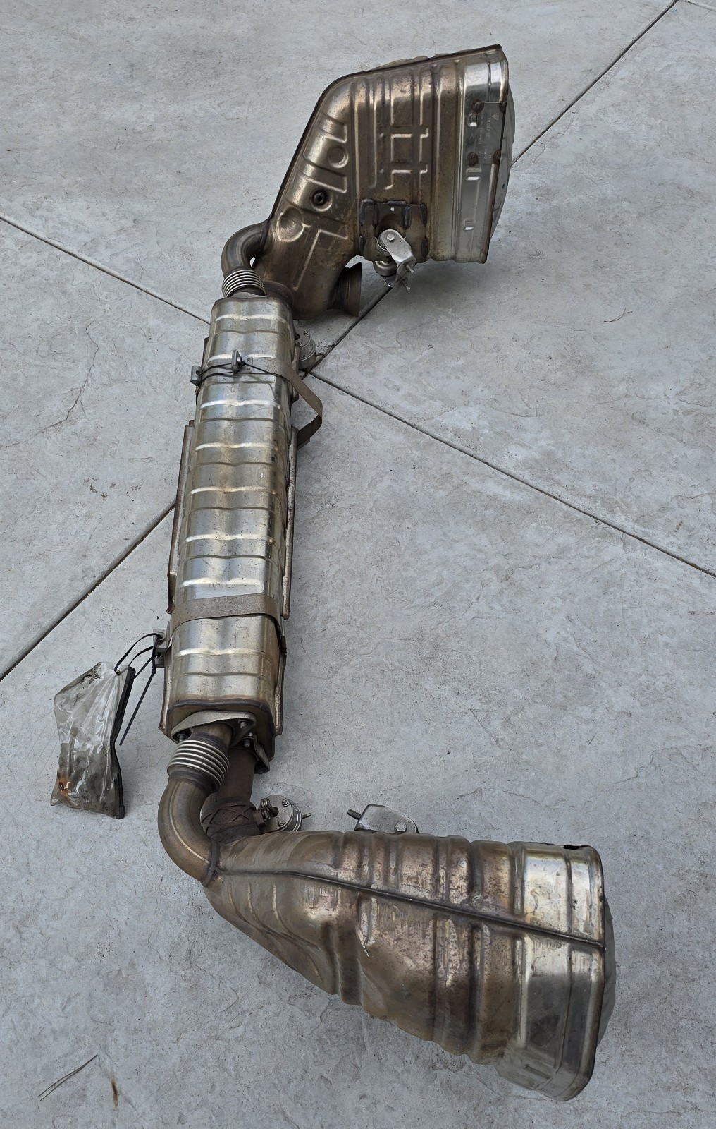 Porsche 911 GT3 RS Exhaust Muffler 99711102792 Stainless 44